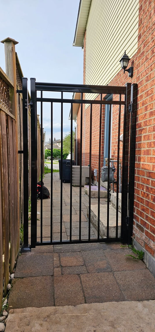 Pedestrian Metal Gate _ Tracks Design _ Excellence Crafted _MF-MG-008