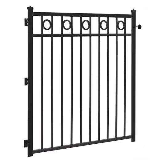 Pedestrian Metal Gate _ Rings On-Off Design _ Excellence Crafted _MF-MG-011