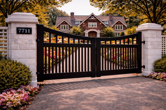 Vertical Vision Style Metal Gate _Heavy Duty_ Excellence Crafted _ GG-006