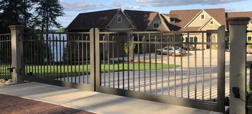 Smooth Heavy duty Style Metal Driveway Gate _ Excellence Crafted _GG-075
