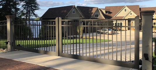 Smooth Heavy duty Style Metal Driveway Gate _ Excellence Crafted _GG-075