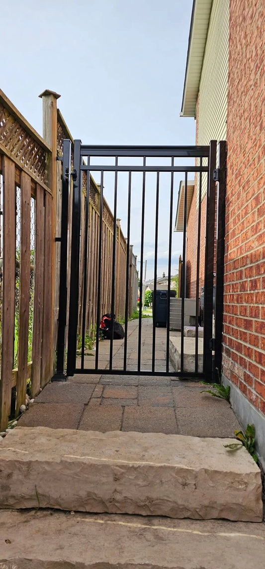 Pedestrian Metal Gate _ Tracks Design _ Excellence Crafted _MF-MG-008