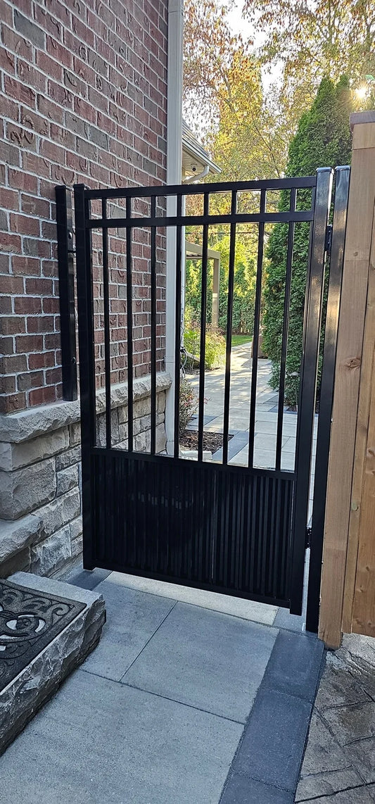 Pedestrian Metal Gate _ Quatro Design _ Excellence Crafted _MF-MG-009