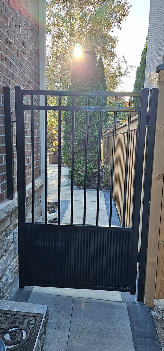 Pedestrian Metal Gate _ Quatro Design _ Excellence Crafted _MF-MG-009