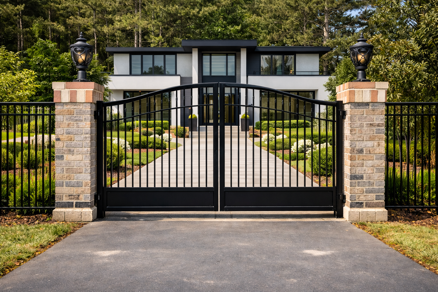 Cool Style Steel Entry Gate _ Excellence Crafted _ GG-074