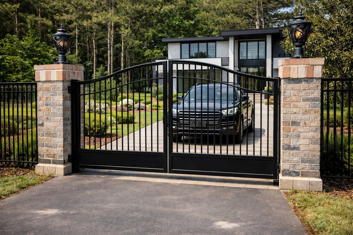 Cool Style Steel Entry Gate _ Excellence Crafted _ GG-074