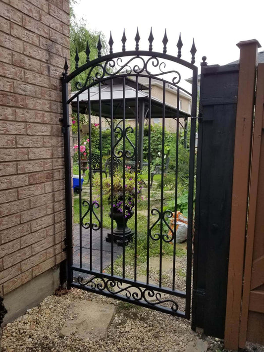 Pedestrian Metal Gate _ Twins Design _ Excellence Crafted _MF-MG-006