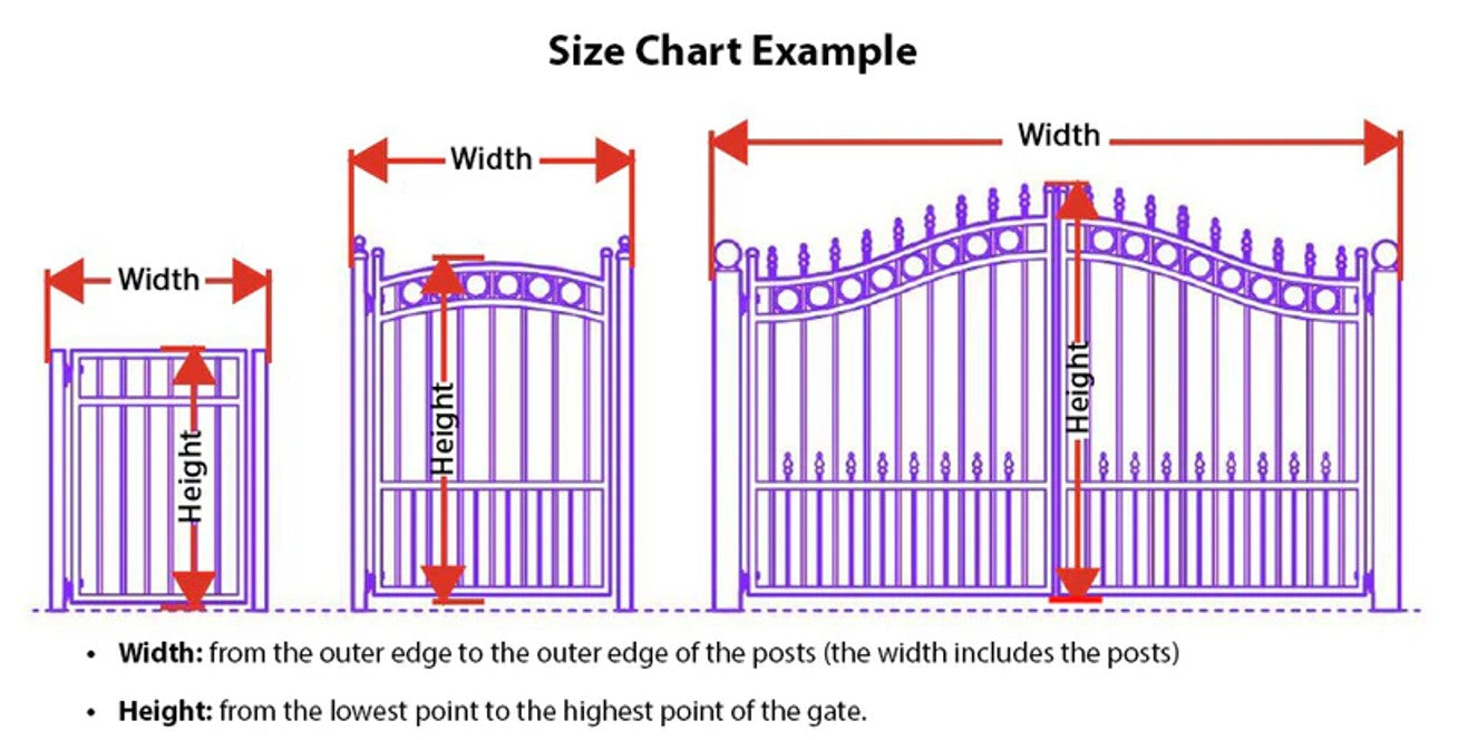 Beautiful Simple Gate _ Pedestrian Metal Gate _ Excellence _MF-MG-005