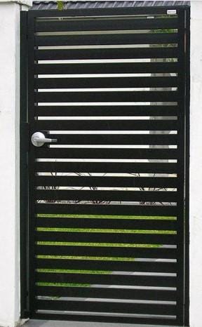 Fancy Man Gate Design _ Pedestrian Metal Gate _ Excellence Crafted _MF-MG-003