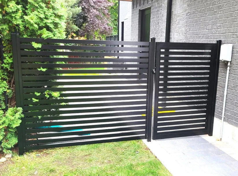 Fancy Man Gate Design _ Pedestrian Metal Gate _ Excellence Crafted _MF-MG-003