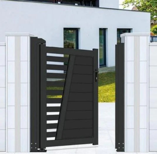 Executive Simi Privacy Design _ Pedestrian Metal Gate _ Excellence Crafted _MF-MG-004