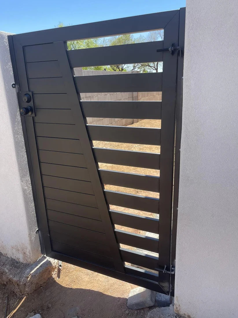 Executive Simi Privacy Design _ Pedestrian Metal Gate _ Excellence Crafted _MF-MG-004