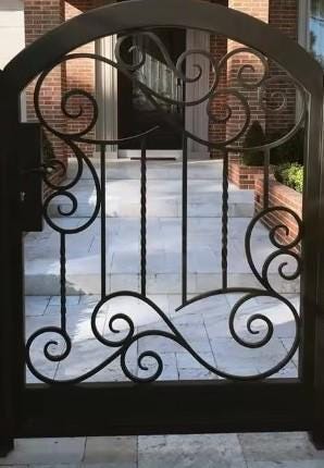 Beautiful Simple Gate _ Pedestrian Metal Gate _ Excellence _MF-MG-005