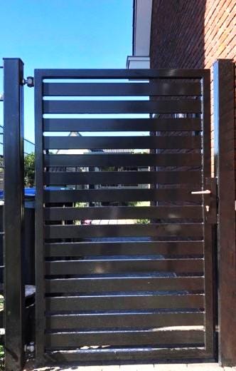 Fancy Man Gate Design _ Pedestrian Metal Gate _ Excellence Crafted _MF-MG-003