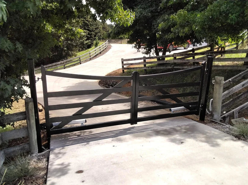 X Cowboy Farm Metal Driveway Gate _ Excellence Crafted _GG-052