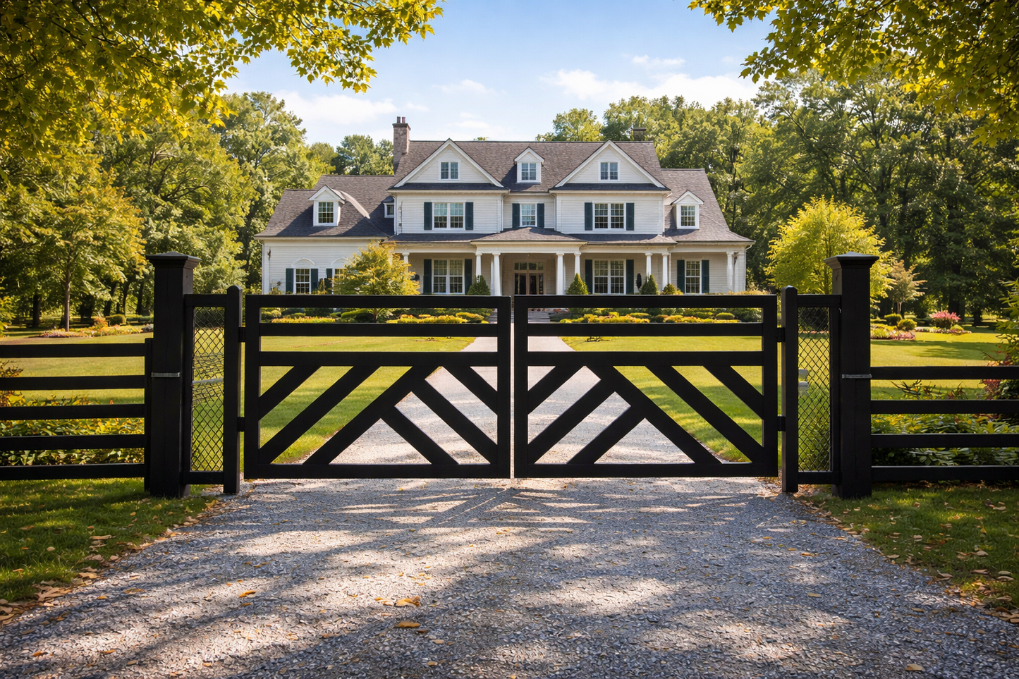 Modern Pattern Steel Gate _Heavy Duty_ Excellence Crafted _ GG-087