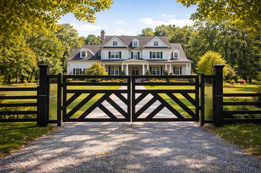 Modern Pattern Steel Gate _Heavy Duty_ Excellence Crafted _ GG-087