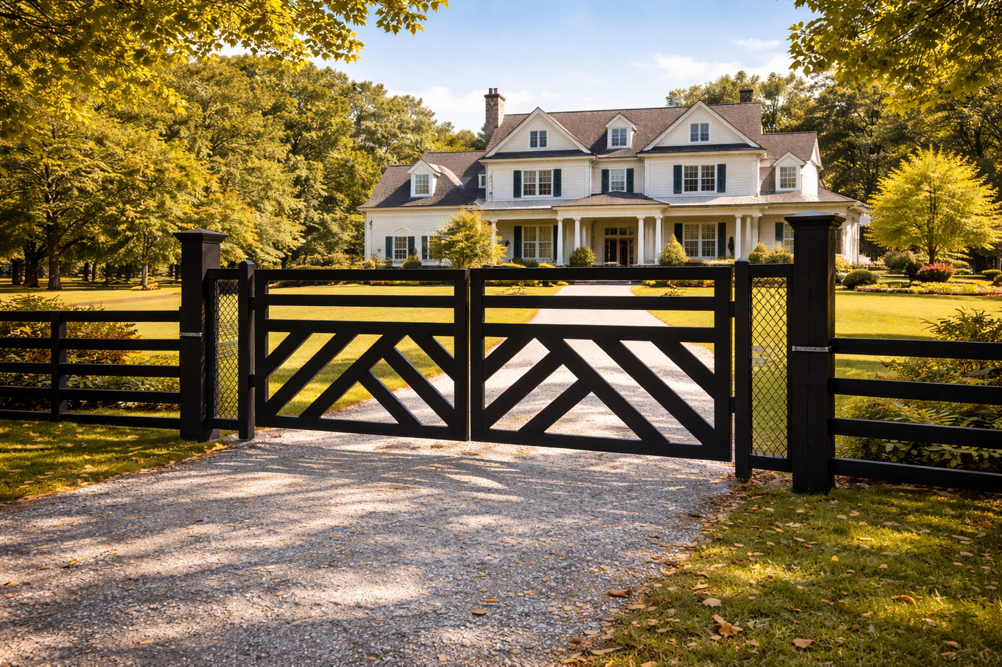 Modern Pattern Steel Gate _Heavy Duty_ Excellence Crafted _ GG-087
