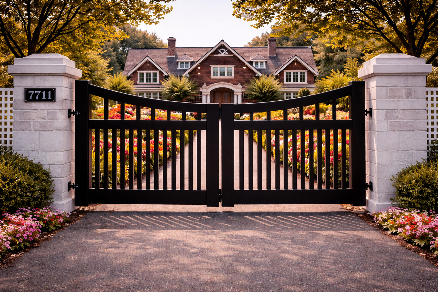 Vertical Vision Style Metal Gate _Heavy Duty_ Excellence Crafted _ GG-006
