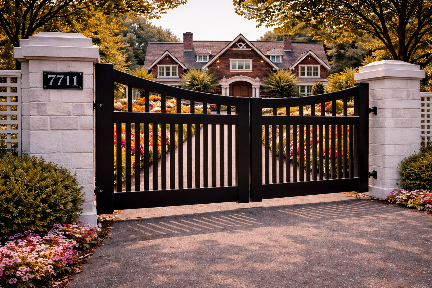 Vertical Vision Style Metal Gate _Heavy Duty_ Excellence Crafted _ GG-006